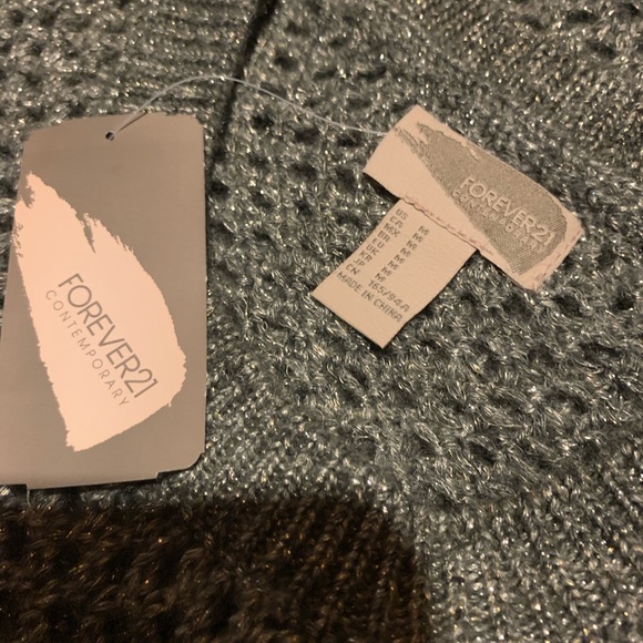 Forever 21 Gray Open Knit Sweater - Picture 8 of 10